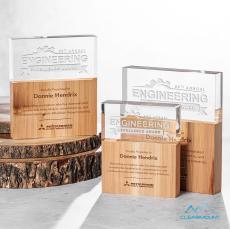 Arbuste Rectangle Wood Award - Awards and Trophies