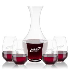 Oldham Carafe & Oldham Stemless Wine - Barware