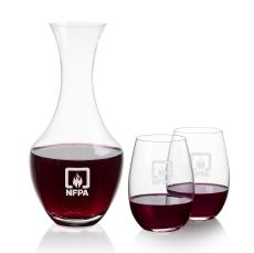 Oldham Carafe & Laurent Stemless Wine - Barware