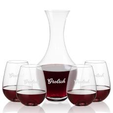 Oldham Carafe & Edderton Stemless Wine - Barware