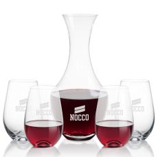 Oldham Carafe & Boston Stemless Wine - Barware