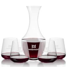 Oldham Carafe & Breckland Stemless Wine - Barware
