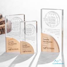 Nuage Rectangle Wood Award - Awards and Trophies