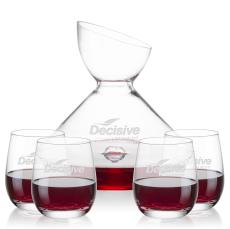 Woodbury Carafe & Salem Stemless Wine - Barware