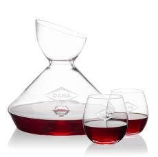 Woodbury Carafe & Redmond Stemless Wine - Barware