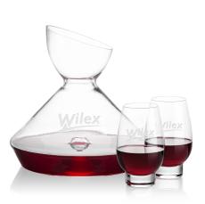 Woodbury Carafe & Glenarden Stemless Wine - Barware