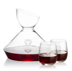 Woodbury Carafe & Crestview Stemless Wine - Barware