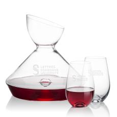 Woodbury Carafe & Boston Stemless Wine - Barware