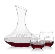 Hampton Carafe & Garland Stemless Wine - Awards and Gifts