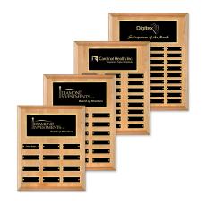 Erindale (Vert) Perpetual Plaque - Red Alder/Gold - Plaque Awards