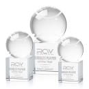 Tennis Ball Globe on Granby Base Crystal Award