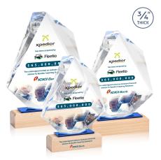 Malaga Full Color Unique Crystal Award - Awards and Trophies