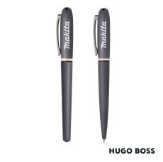 Hugo Boss Iconic Contour Ballpoint & Fountain Pen Set - Writing Instruments