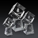 Burrill 3D Square / Cube on Celestina Base Crystal Award