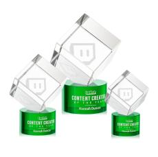 Burrill Green on Marvel Base Square / Cube Crystal Award - Awards and Trophies