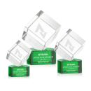 Burrill Green on Paragon Base Square / Cube Crystal Award