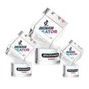 Burrill Full Color Clear on Marvel Base Square / Cube Crystal Award