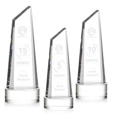 Akron Clear on Base Peaks Crystal Award - Awards and Trophies