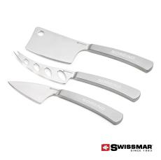 Swissmar Barcelona 3 Pc Cheese Knife Set - Housewares