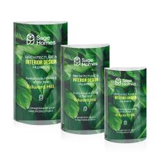 Lytton Full Color Towers Crystal Award - Full Color Imprint