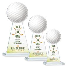 Edenwood Golf Full Color Clear Towers Crystal Award - Awards and Trophies