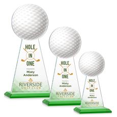 Edenwood Golf Full Color Green Towers Crystal Award - Awards and Trophies