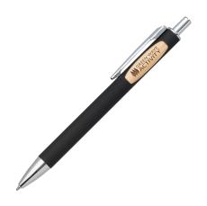 Sylvia Clicker Pen w/Bamboo Accent - Writing Instruments