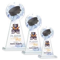 Edenwood Hockey Full Color Clear Towers Crystal Award - Full Color Imprint