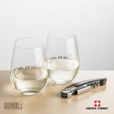 Swiss Force Opener & RIEDEL Stemless Wine - Gift Sets