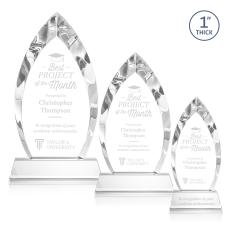 Marinello Clear on Base Peaks Crystal Award - Awards and Trophies
