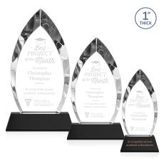 Marinello Black on Base Peaks Crystal Award - Awards and Trophies