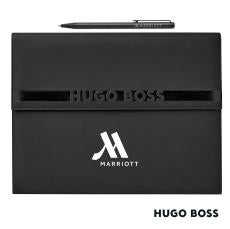 Hugo Boss Cloud Ballpoint Pen & A4 Folder Set - Writing Instruments