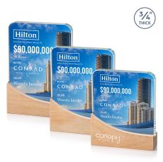 Cadott Full Color Rectangle Crystal Award - Awards and Trophies