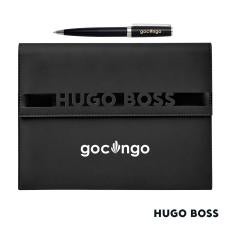 Hugo Boss Ballpoint Pen & A5 Folder Set - Pen Sets