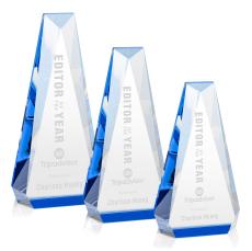 Carmel Blue Tear Drop Crystal Award - Awards and Trophies