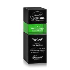 Tofino Stacker Black Towers Crystal Award - Crystal Awards