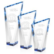 Plymouth Blue Peaks Crystal Award - Awards and Trophies