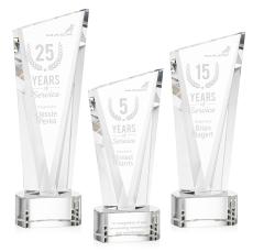 Plymouth Clear on Paragon Base Peaks Crystal Award - Awards and Trophies