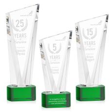 Plymouth Green on Paragon Base Peaks Crystal Award - Awards and Trophies