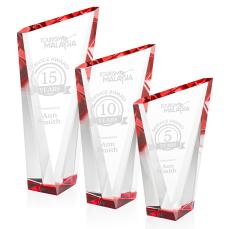 Plymouth Red Peaks Crystal Award - Awards and Trophies