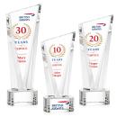 Plymouth Full Color Clear on Paragon Base Peaks Crystal Award