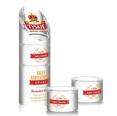 Atlantis Stacker Full Color Clear Towers Crystal Award - Awards and Trophies