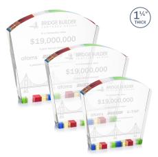 Topeka Peaks Crystal Award - Awards and Trophies