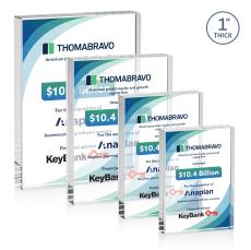 Bendell Full Color Rectangle Crystal Award - Awards and Trophies