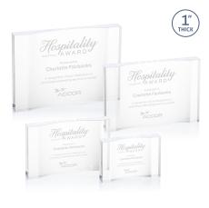 Langworth Clear Rectangle Acrylic Award - Awards and Trophies