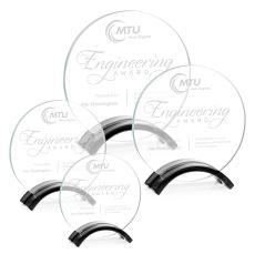 Holton Black Circle Crystal Award - Awards and Trophies