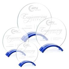 Holton Blue Circle Crystal Award - Awards and Trophies