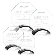 Lacota Black Polygon Crystal Award - Awards and Trophies