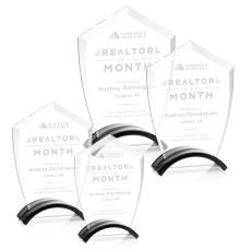 Pullman Black Peaks Crystal Award - Awards and Trophies