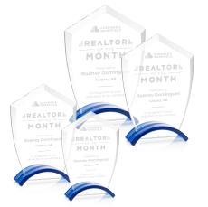 Pullman Blue Peaks Crystal Award - Awards and Trophies